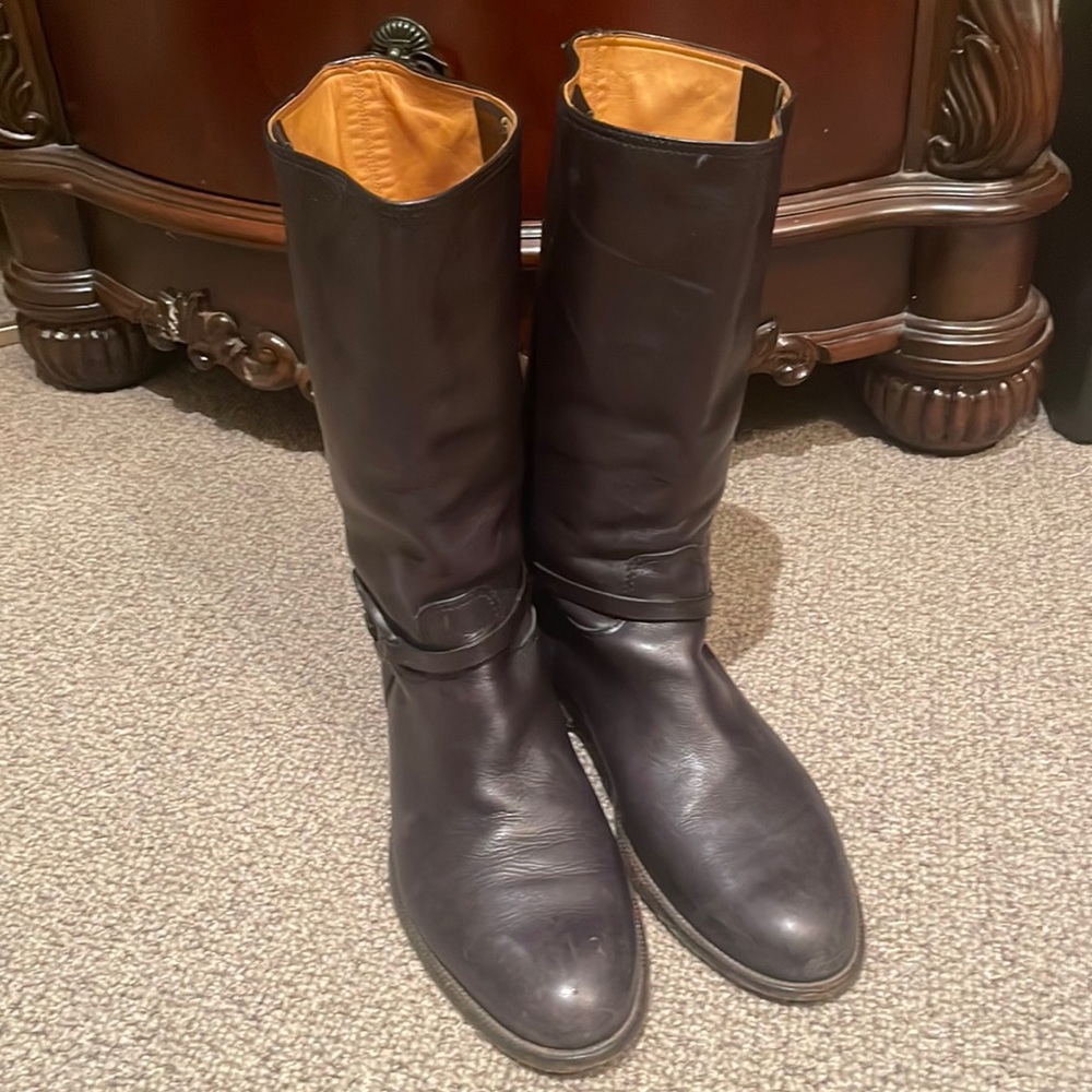 Gucci Black Leather Men’s Boots - Picture 1 of 3